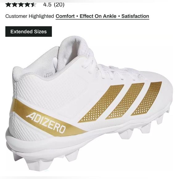 Adidas  Men’s Adizero Impact 2 football cleats - Picture 3 of 12